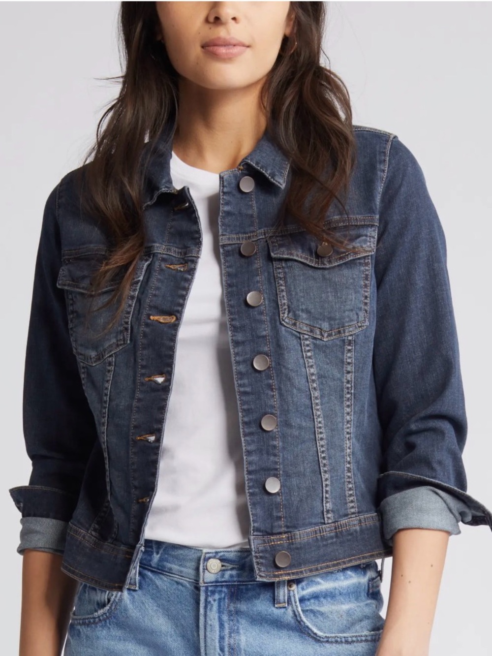 Kut from the Kloth Dark Blue Denim Jacket